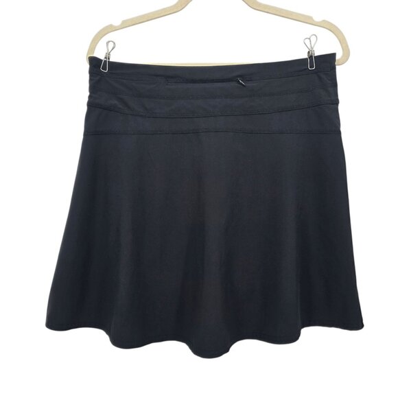 Athleta Womens 6 Skort All Day Skort Black Short A-line Lined Pocket Stretch - Picture 11 of 11